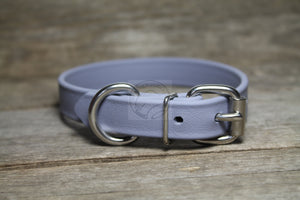 Stormy Gray Biothane Dog Collar - 3/4" (20mm) wide