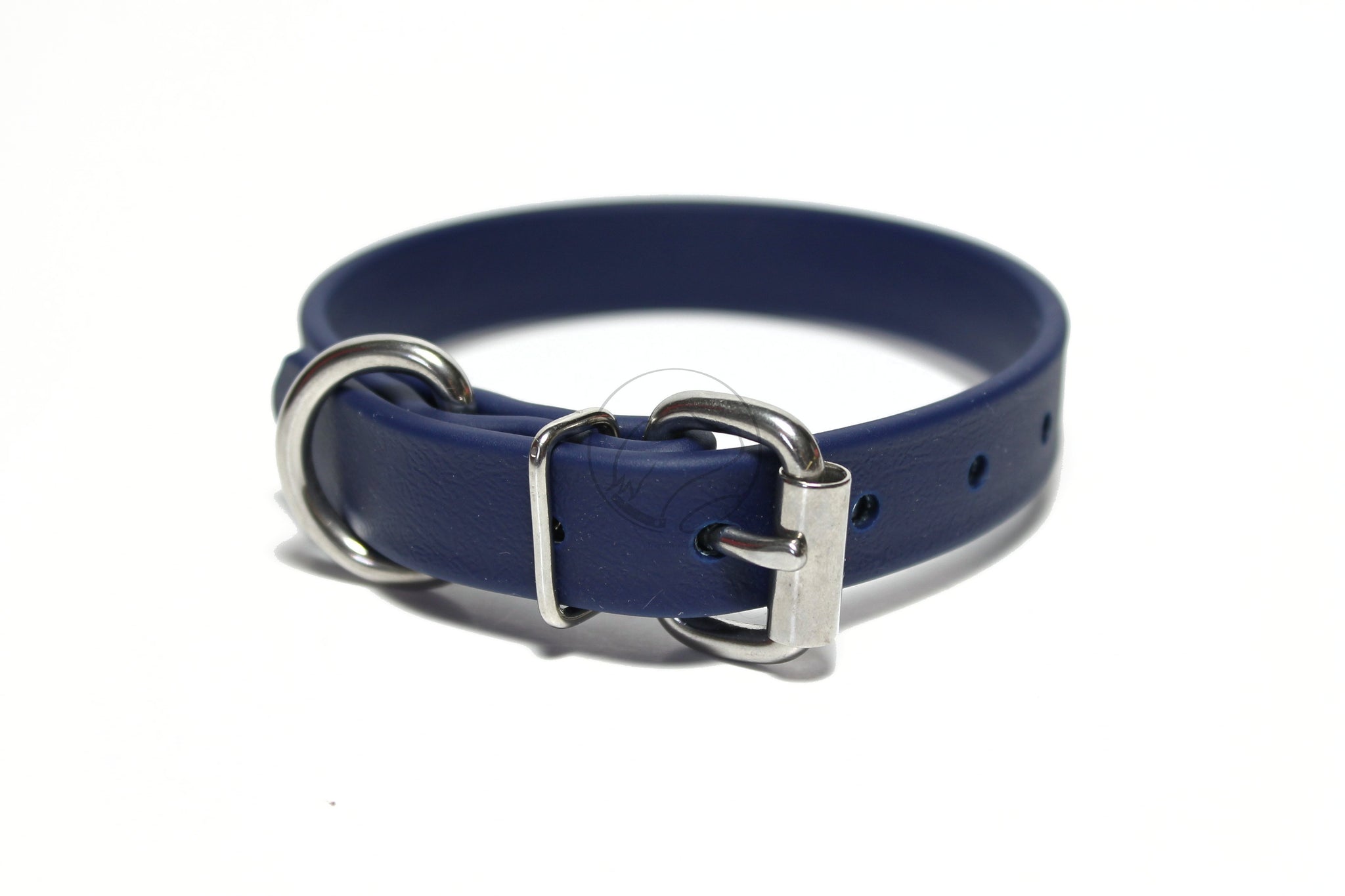 Navy Blue Biothane Dog Collar - 3/4" (20mm) wide