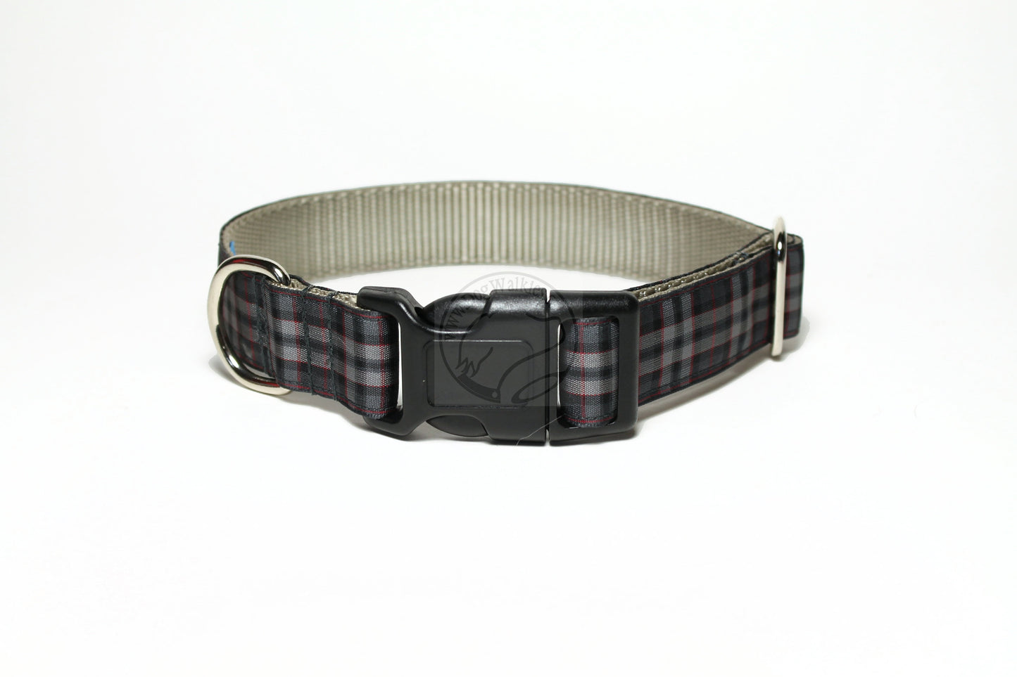 Pride of Scotland Silver tartan - dog collar