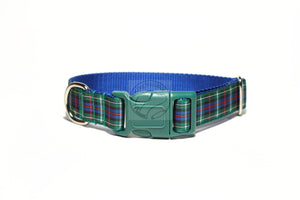 Rose Clan tartan - dog collar