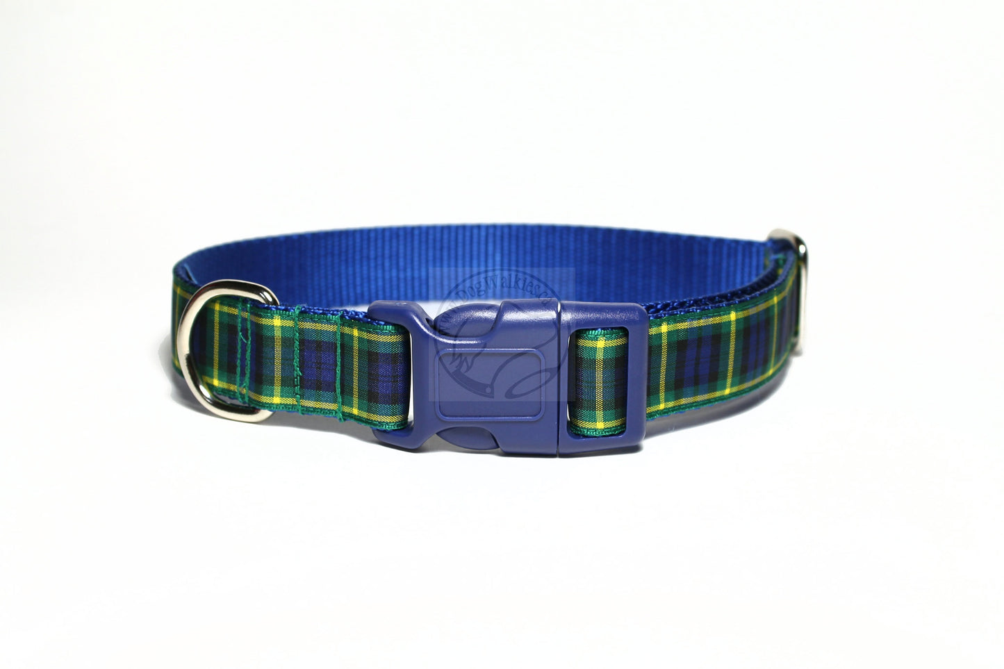 Gordon clan tartan - dog collar