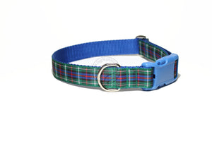 Rose Clan tartan - dog collar