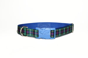 Rose Clan tartan - dog collar