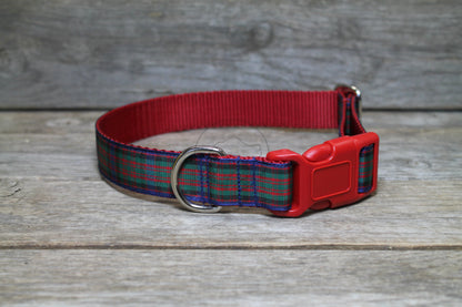 MacDonald Clan tartan - dog collar