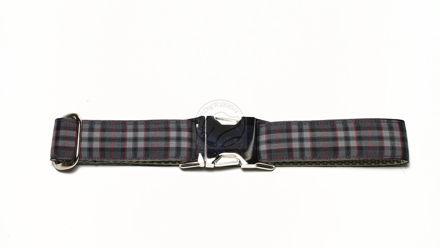 Pride of Scotland Silver tartan - dog collar