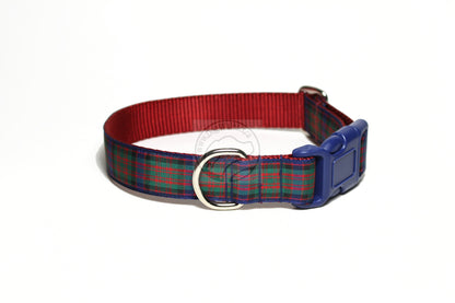 MacDonald Clan tartan - dog collar