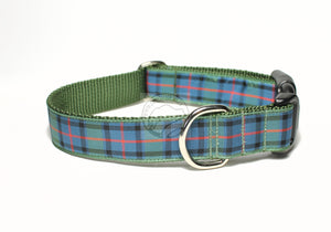 Flower of Scotland tartan - dog collar