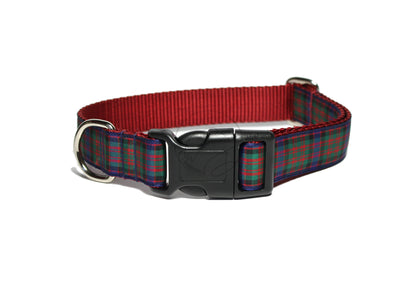 MacDonald Clan tartan - dog collar