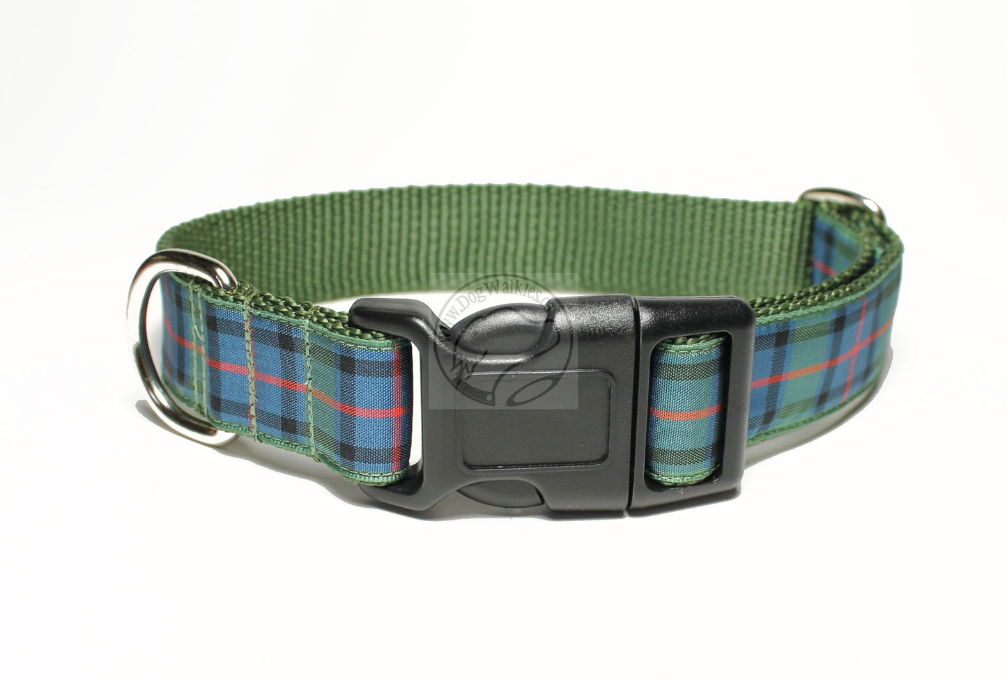 Flower of Scotland tartan - dog collar