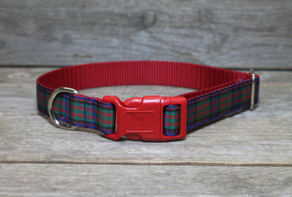 MacDonald Clan tartan - dog collar