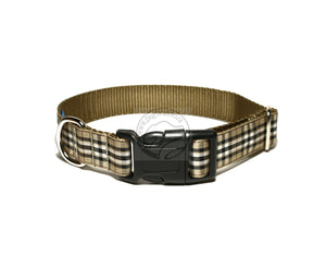 Pride of Scotland Gold tartan - dog collar