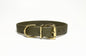 Olive Green Biothane Dog Collar - 1 inch (25mm) wide