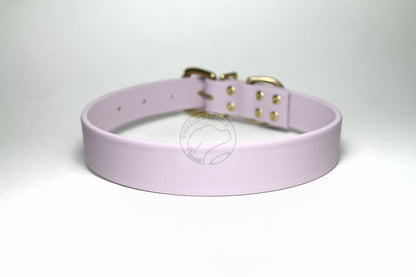 Lavender Purple Biothane Dog Collar - 1 inch (25mm) wide