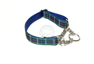 Rose Clan tartan - dog collar