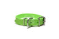 Lime Green Biothane Dog Collar - 1 inch (25mm) wide