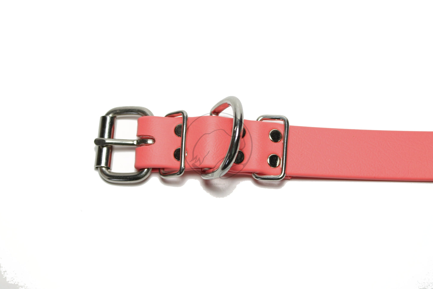 Peach Coral Biothane Dog Collar - 1 inch (25mm) wide
