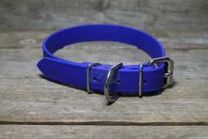 Royal Blue Biothane Dog Collar - 1 inch (25mm) wide