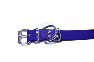 Royal Blue Biothane Dog Collar - 1 inch (25mm) wide