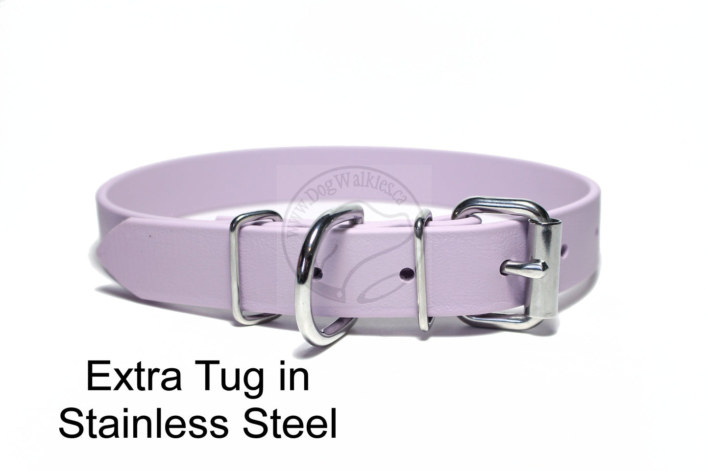 Lavender Purple Biothane Dog Collar - 1 inch (25mm) wide