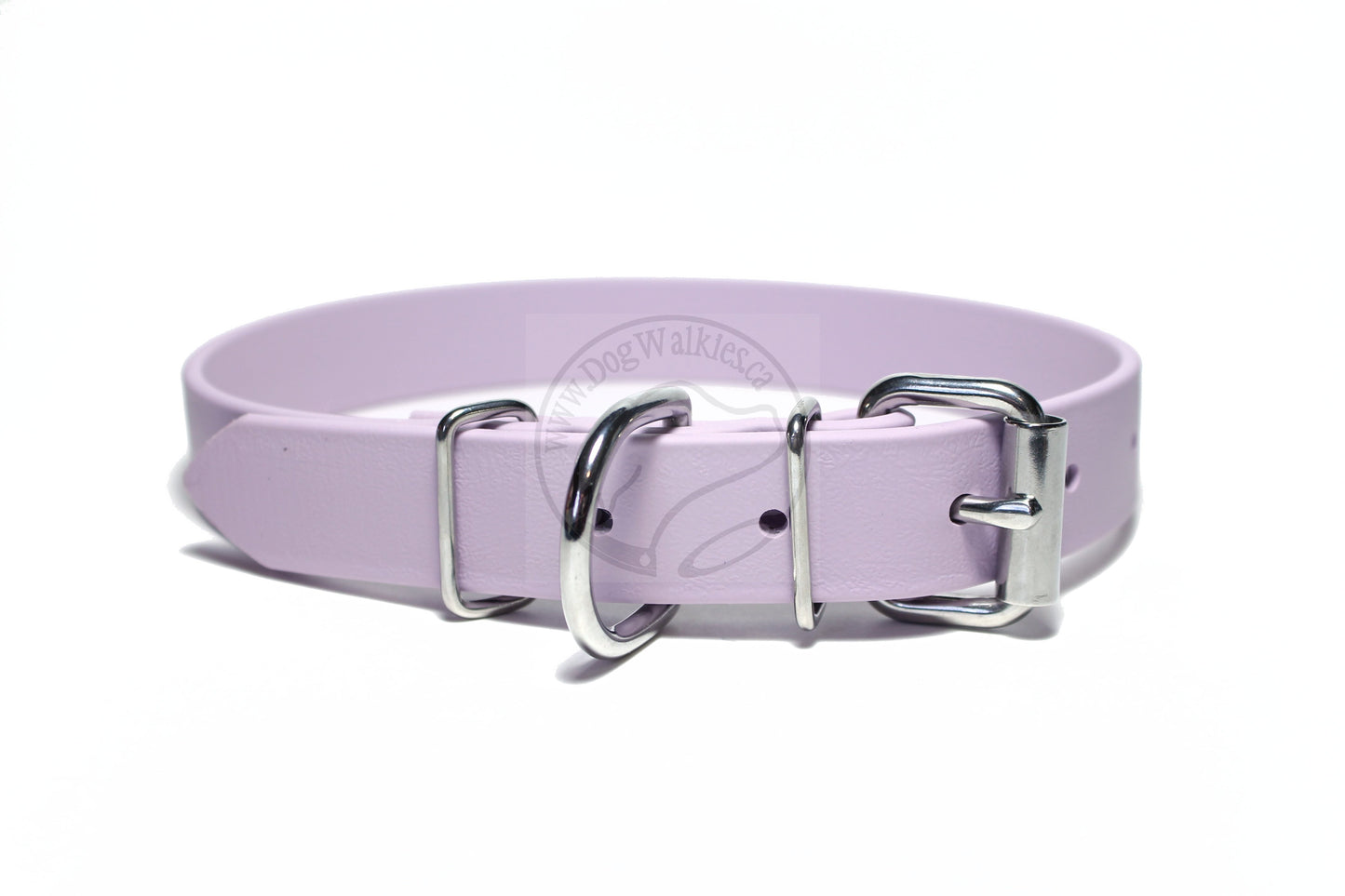Lavender Purple Biothane Dog Collar - 1 inch (25mm) wide