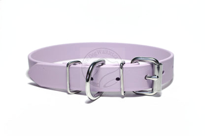 Lavender Purple Biothane Dog Collar - 1 inch (25mm) wide