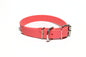 Peach Coral Biothane Dog Collar - 1 inch (25mm) wide