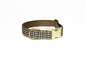 Pride of Scotland Gold tartan - dog collar