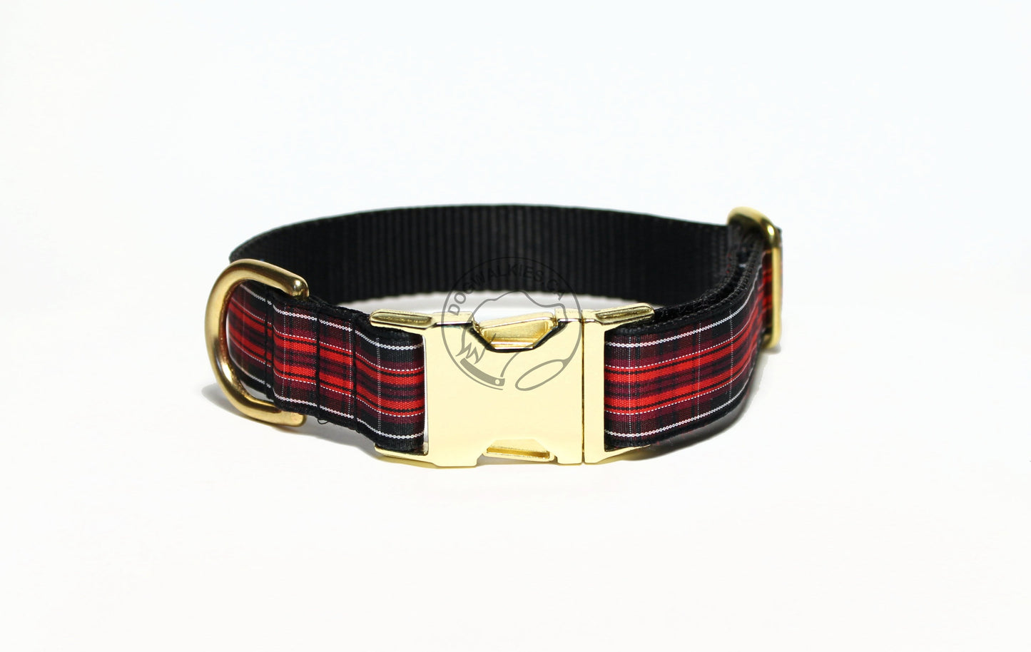 Pride of Wales tartan - dog collar