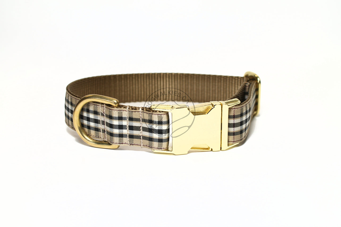Pride of Scotland Gold tartan - dog collar