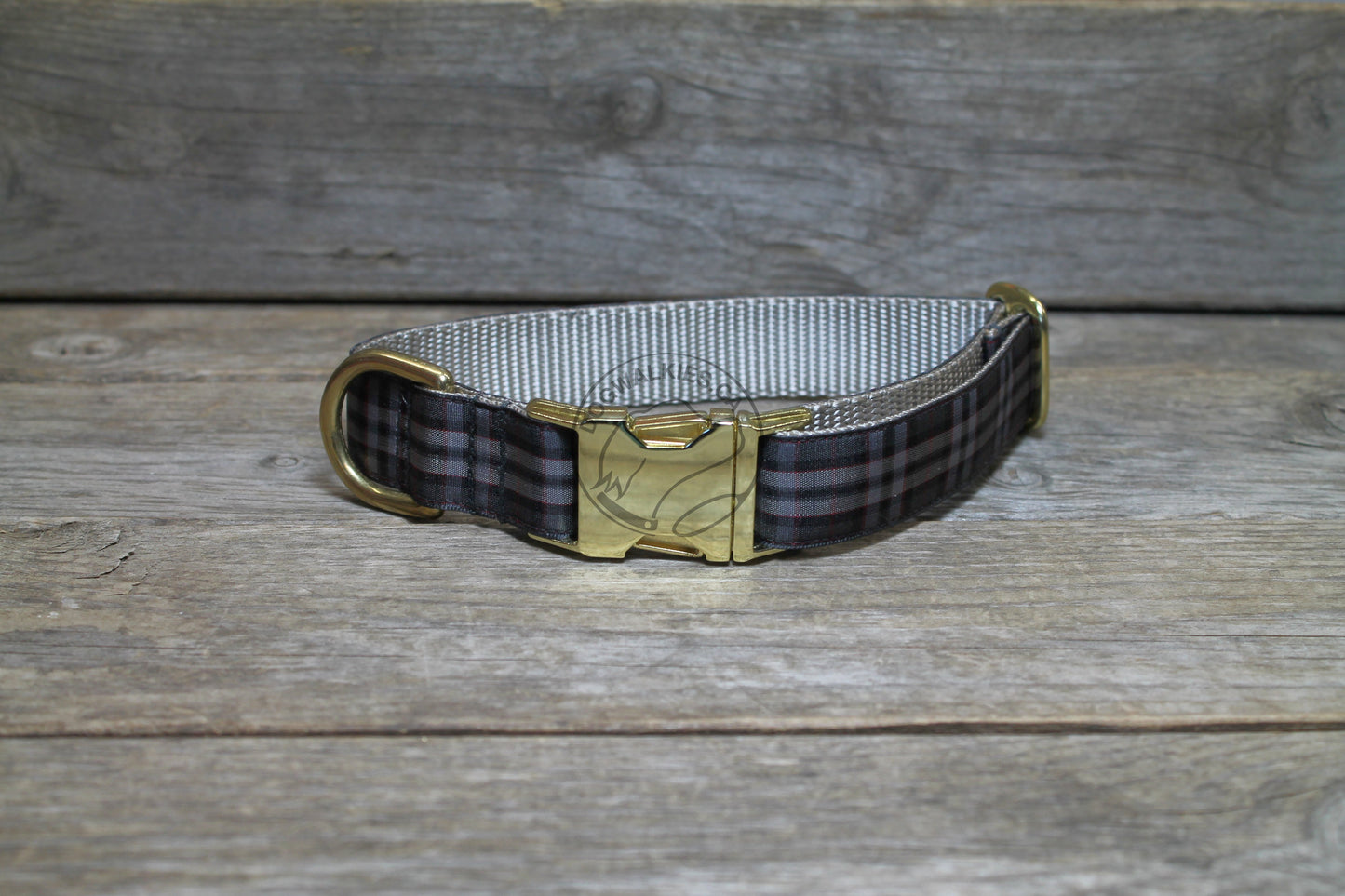 Pride of Scotland Silver tartan - dog collar