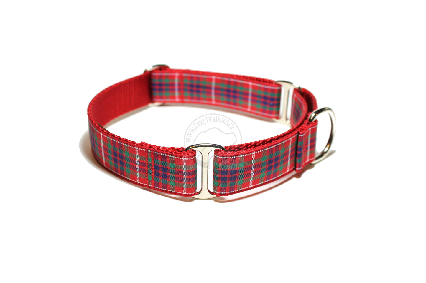 Fraser Clan tartan - dog collar
