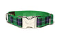 Hibernian FC Hibs tartan - dog collar
