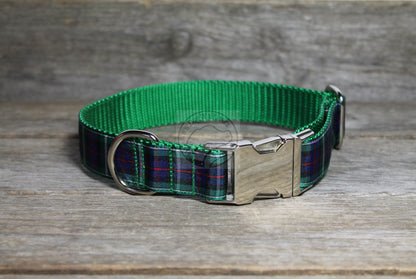 MacKenzie Clan tartan - dog collar