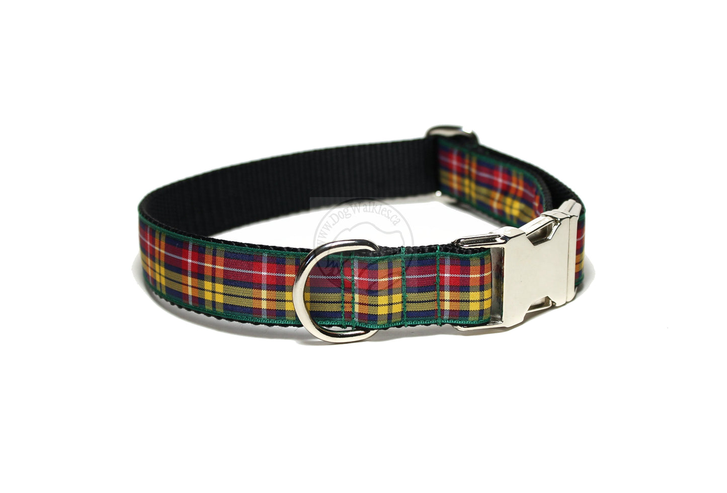 Buchanan clan tartan - dog collar