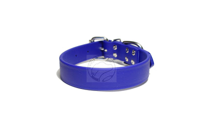 Royal Blue Biothane Dog Collar - 1 inch (25mm) wide