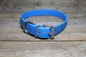 Caribbean Blue Biothane Dog Collar - 1 inch (25mm) wide