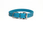 Oasis Blue Biothane Dog Collar - 1 inch (25mm) wide