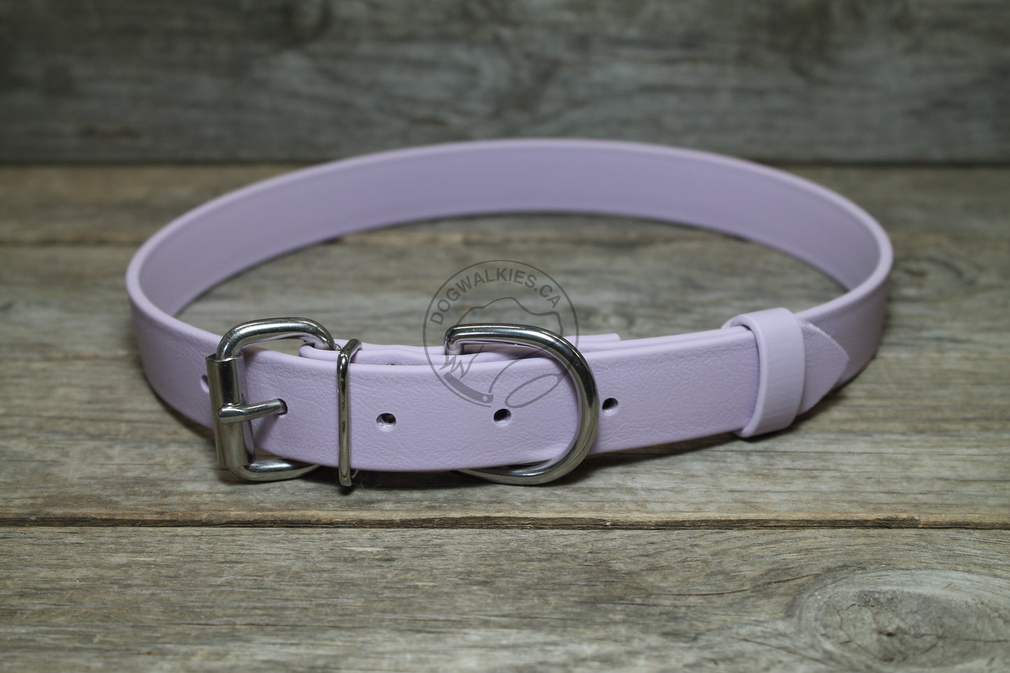 Lavender Purple Biothane Dog Collar - 1 inch (25mm) wide