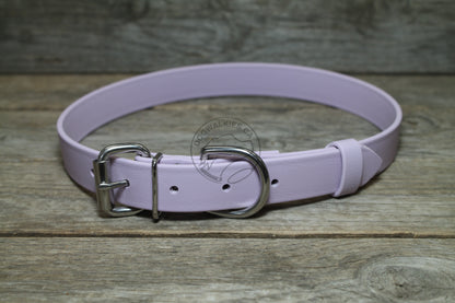 Lavender Purple Biothane Dog Collar - 1 inch (25mm) wide