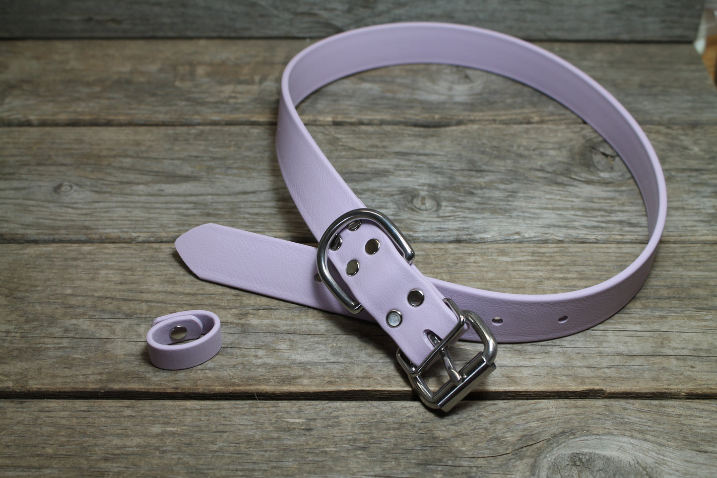 Lavender Purple Biothane Dog Collar - 1 inch (25mm) wide