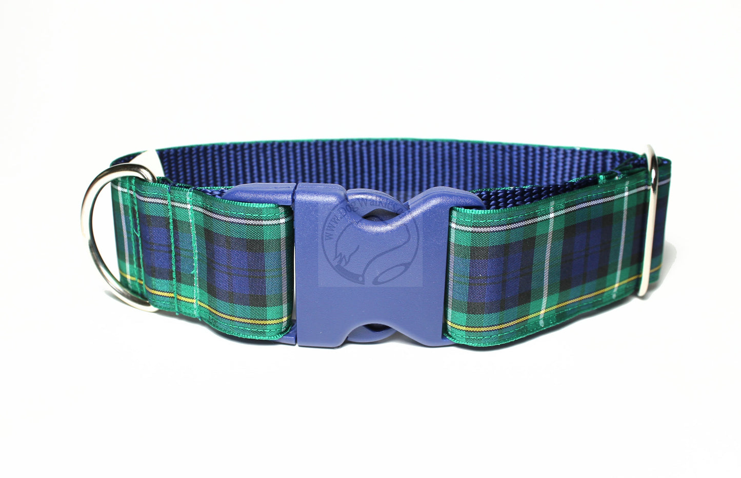 Campbell clan tartan - dog collar