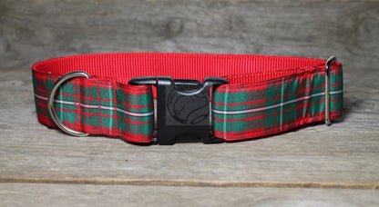 MacGregor Clan tartan - dog collar