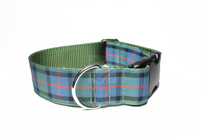 Flower of Scotland tartan - dog collar