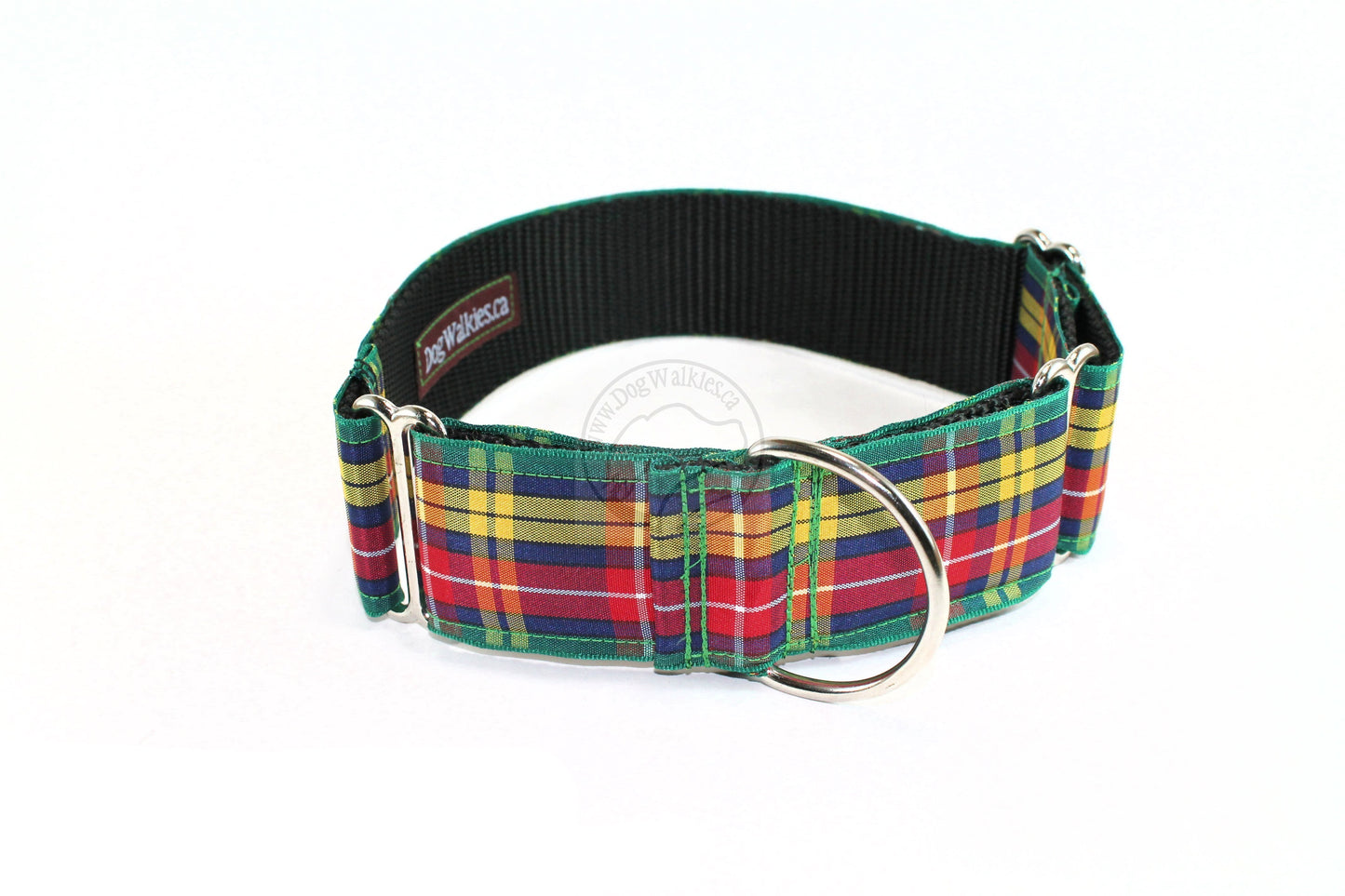 Buchanan clan tartan - dog collar