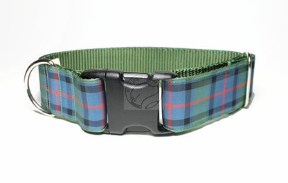 Flower of Scotland tartan - dog collar