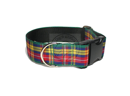 Buchanan clan tartan - dog collar