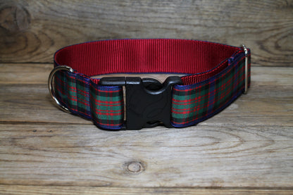 MacDonald Clan tartan - dog collar
