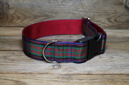 MacDonald Clan tartan - dog collar