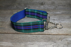 Rose Clan tartan - dog collar