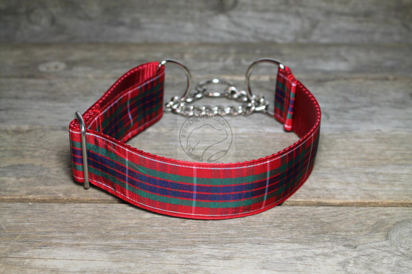 Fraser Clan tartan - dog collar